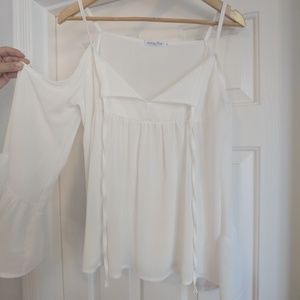 White off-shoulders blouse